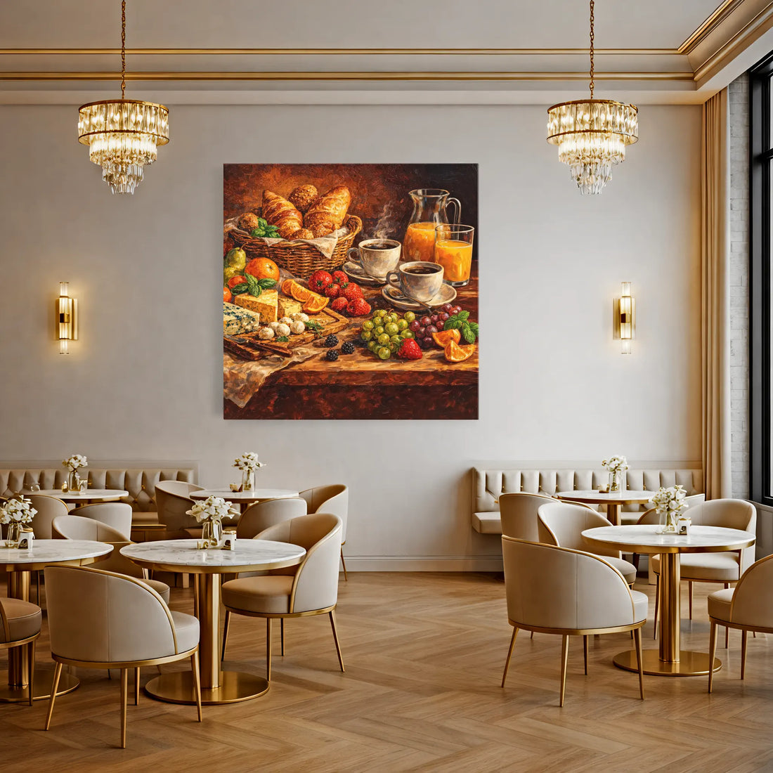 Continental Breakfast Still Life Giclée Print 111003 Visual Wall Art AR1:1S Giclée Print