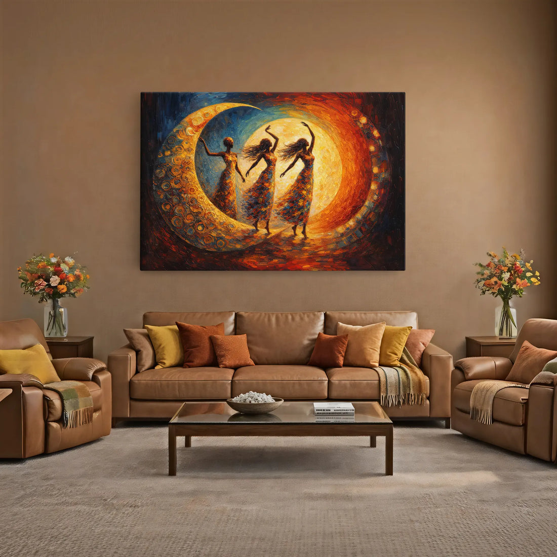 Crescent Night Dancers Giclée Print 329001 Visual Wall Art AR3:2H Giclée Print
