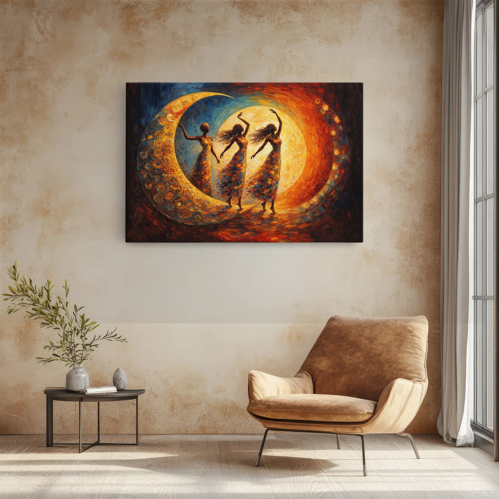 Crescent Night Dancers Giclée Print 329001 Visual Wall Art AR3:2H Giclée Print