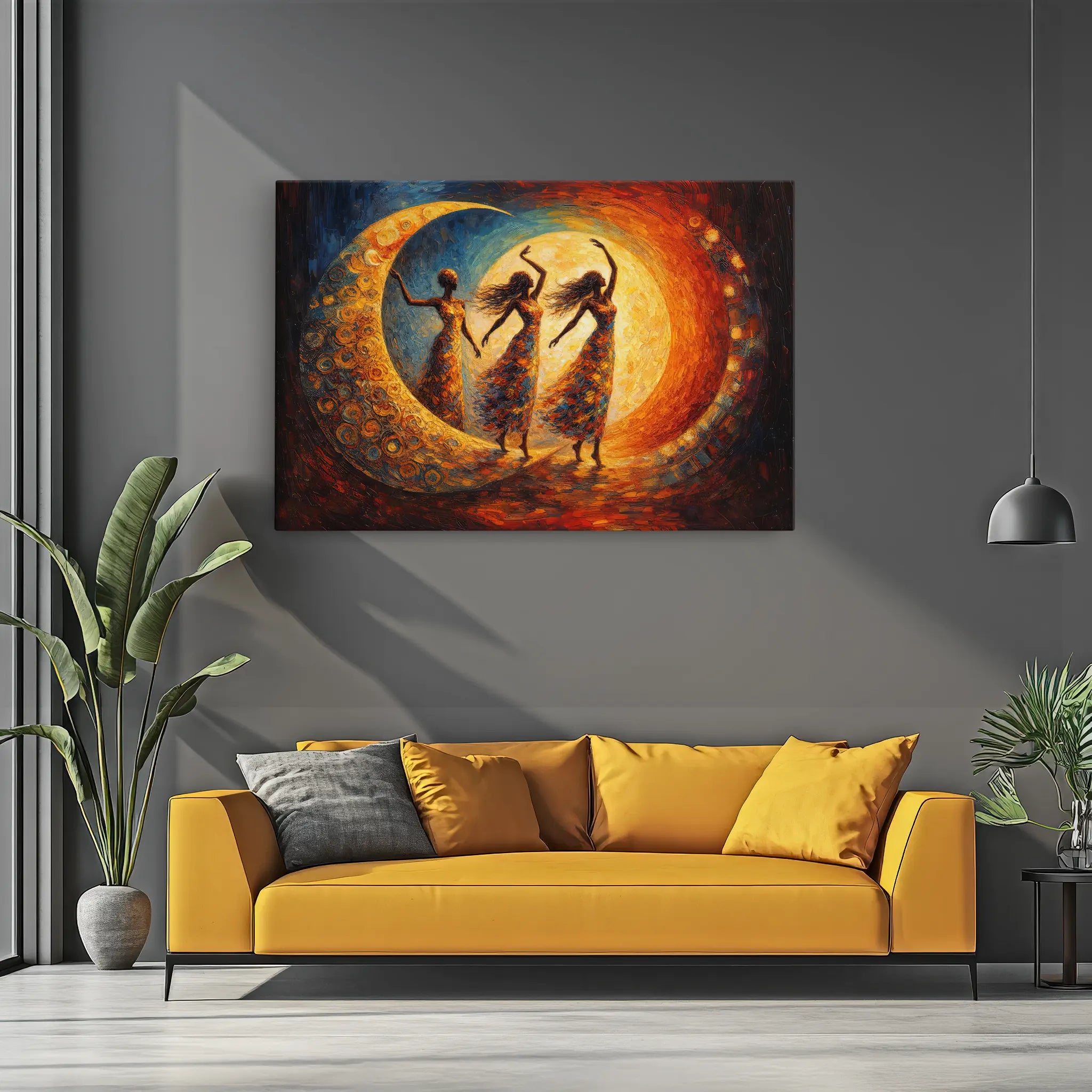 Crescent Night Dancers Giclée Print 329001 Visual Wall Art AR3:2H Giclée Print