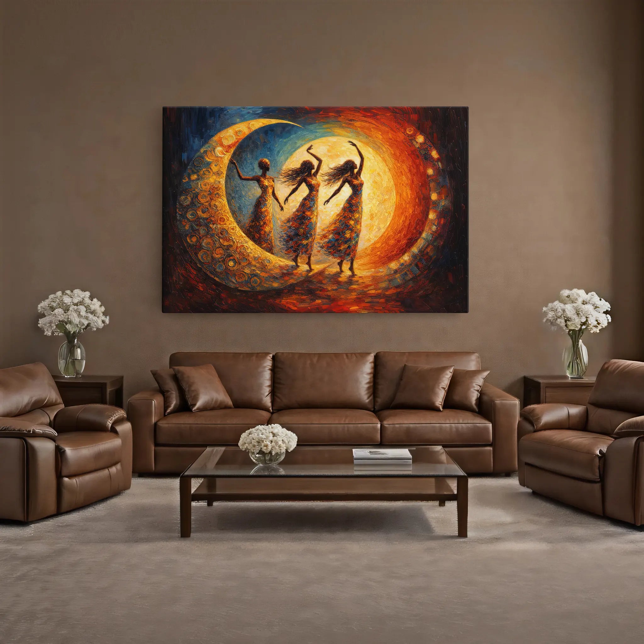 Crescent Night Dancers Giclée Print 329001 Visual Wall Art AR3:2H Giclée Print