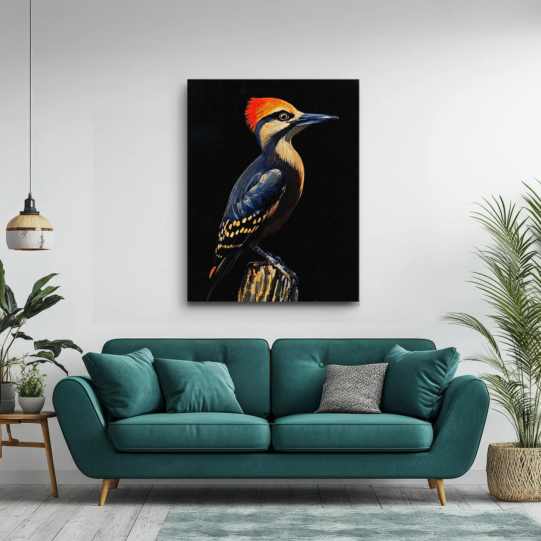 Crested Woodpecker Perched Giclée Print 454615 Visual Wall Art AR3:4V-AR4:5V Giclée Print