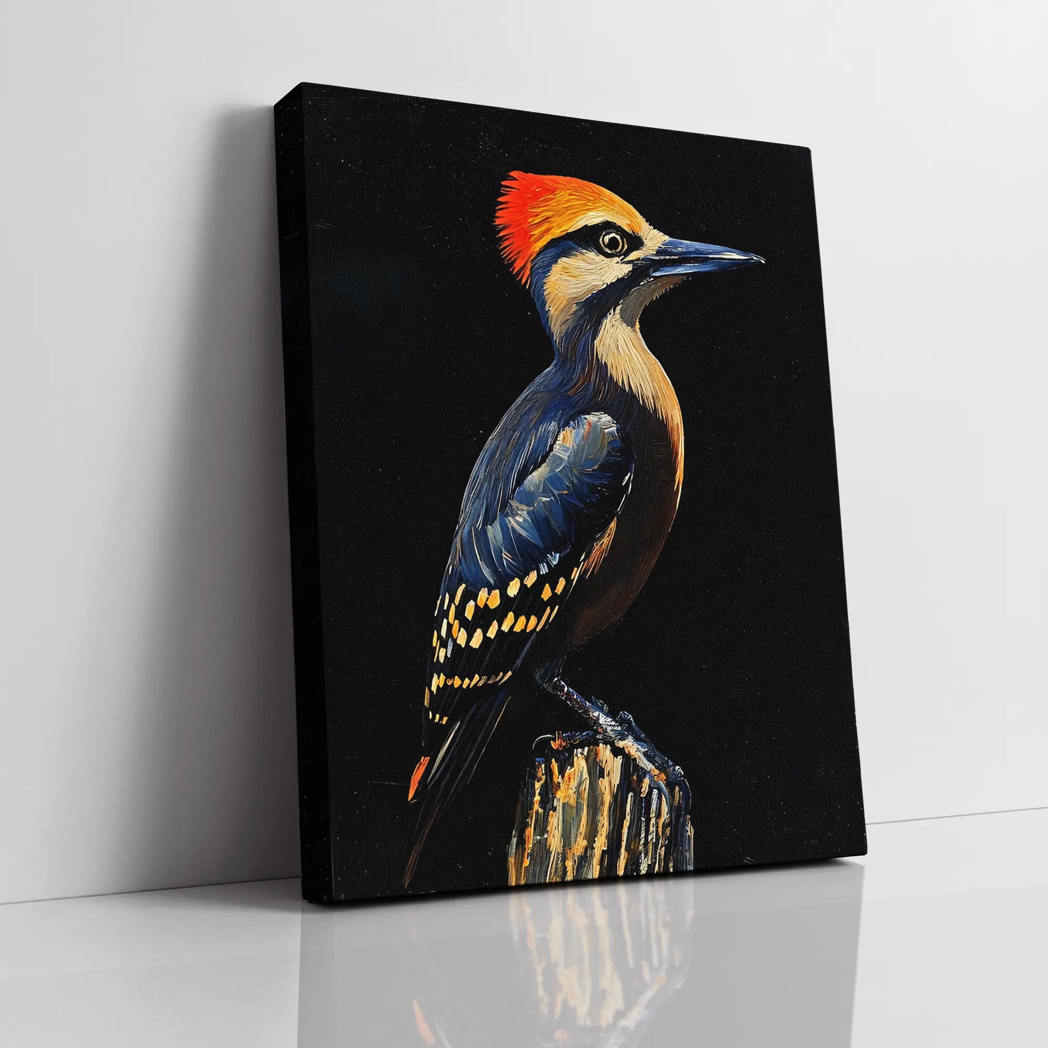 Crested Woodpecker Perched Giclée Print 454615 Visual Wall Art AR3:4V-AR4:5V Giclée Print