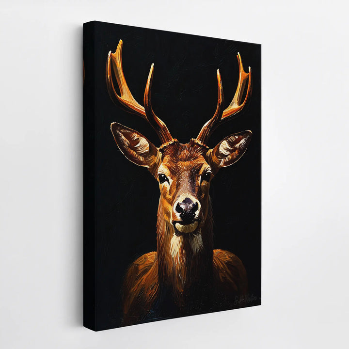 Crowned in Antlers Stag in Shadow Giclée Print 231071 Visual Wall Art AR2:3V Giclée Print