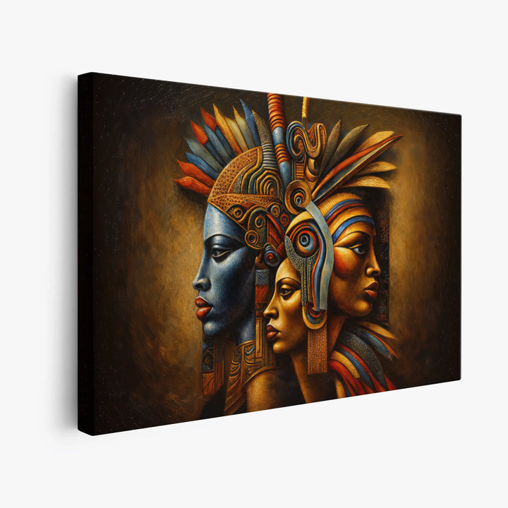 Crowned in Fire and Blue Giclée Print 329002