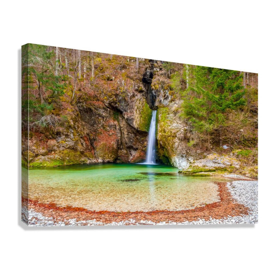 Crystal Pool Waterfall Giclée Print 32614 Giclée Stretched Canvas Print Visual Wall Art