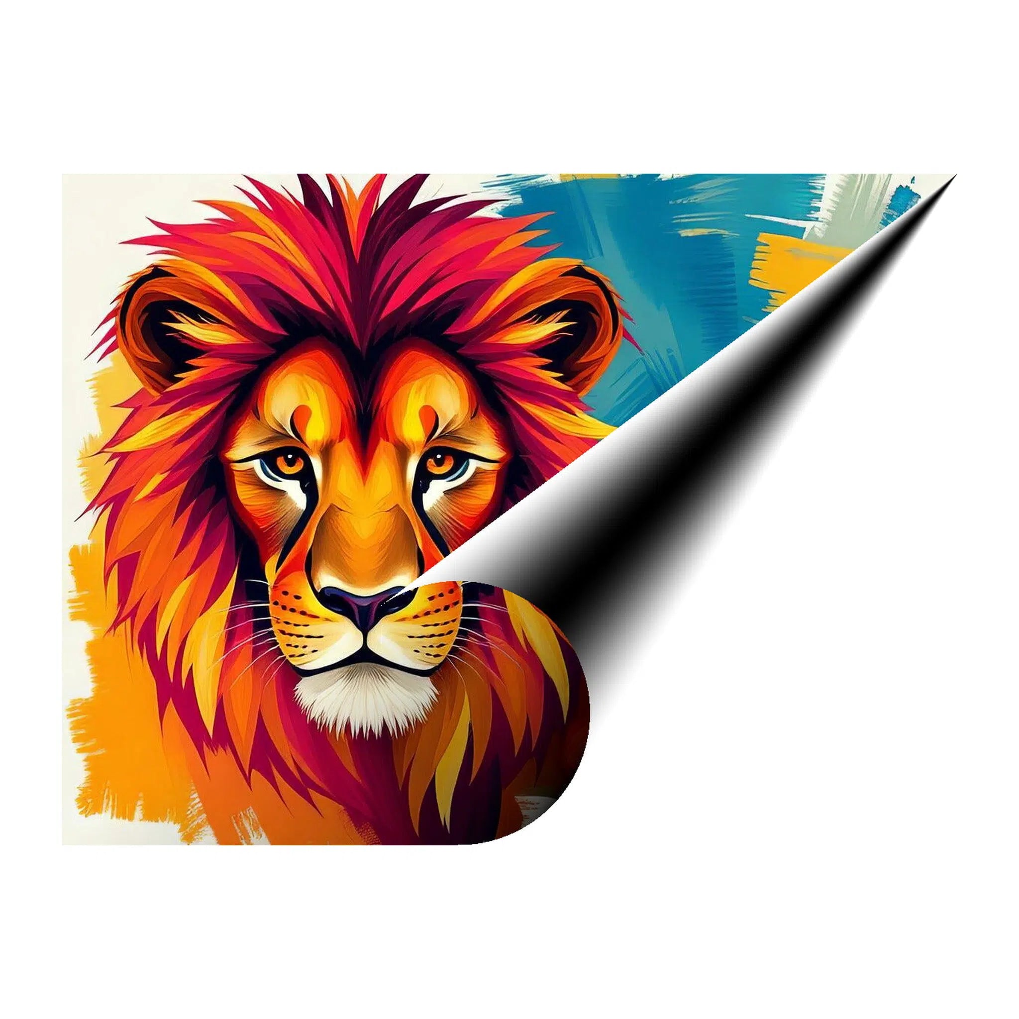 Cub And Lion Father Giclée Print 43126 Giclée Fine Art Matte Paper Print Visual Wall Art