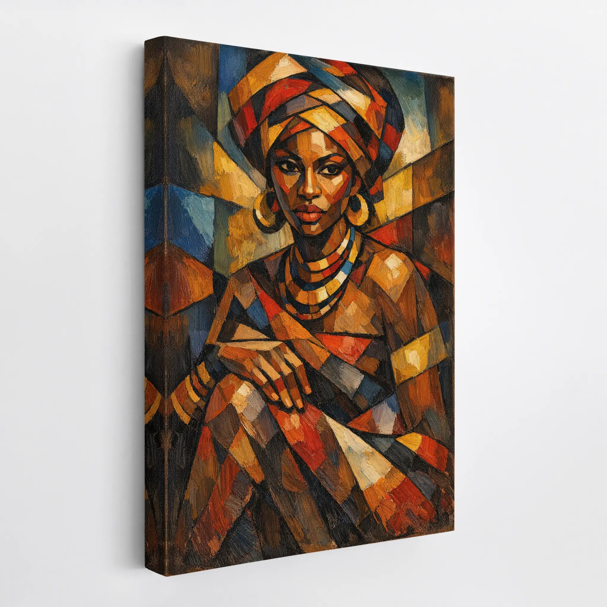 Cubist African Woman Giclée Print 235004 Visual Wall Art AR2:3V Giclée Print
