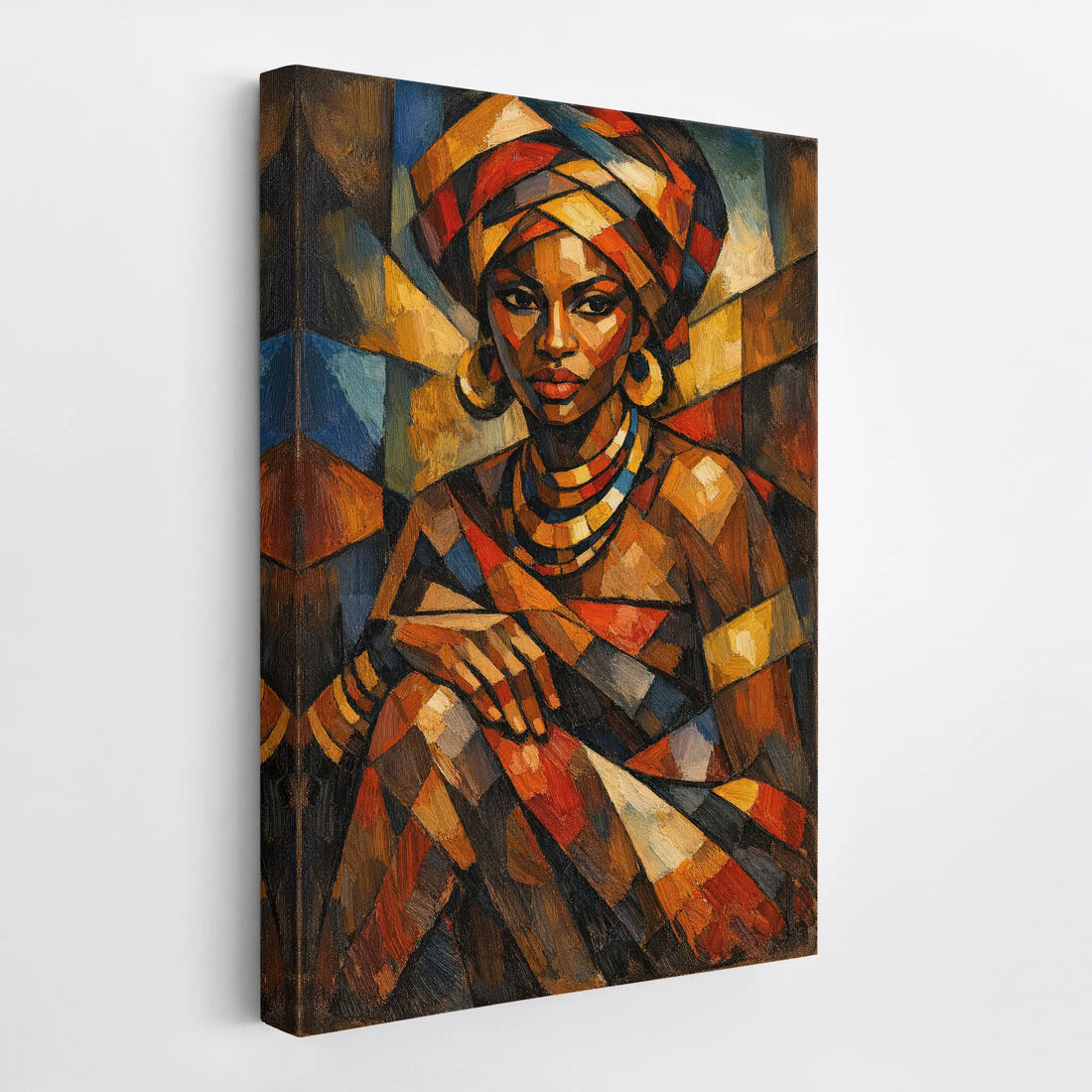 Cubist African Woman Giclée Print 235004 Visual Wall Art AR2:3V Giclée Print