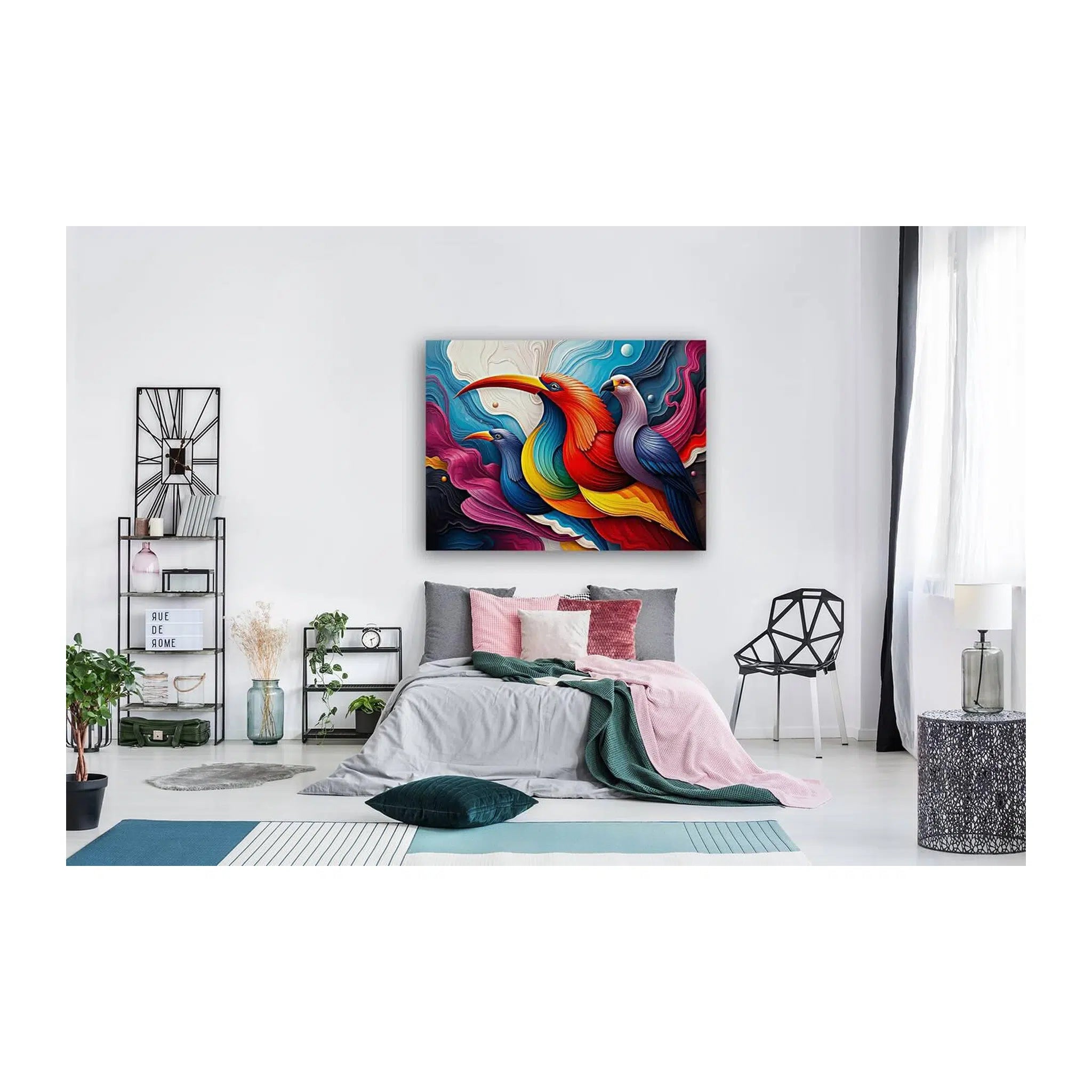 Curved Beak Bird Giclée Print 43704 Visual Wall Art