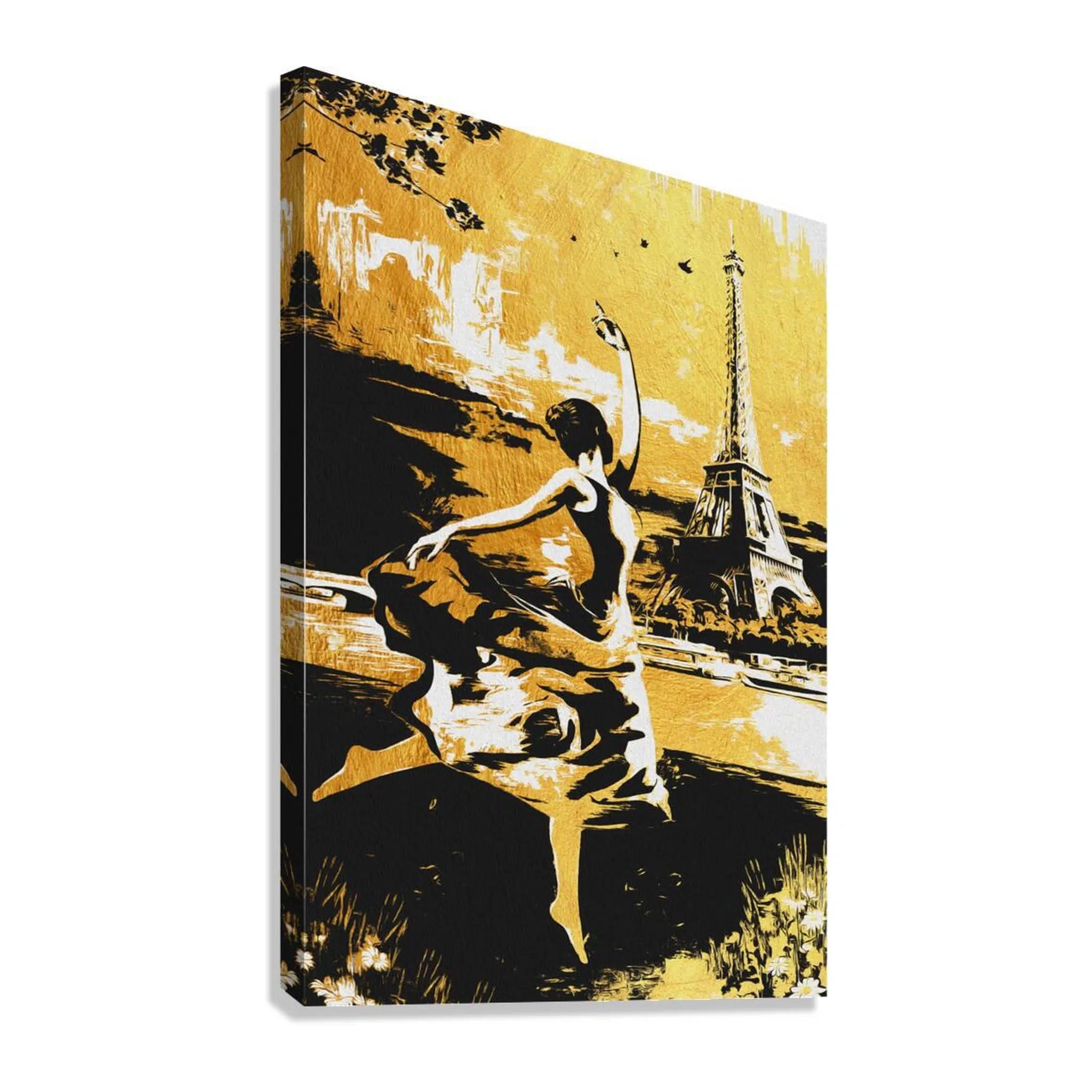 Dancer Gold Giclée Print 23901 Giclée Stretched Canvas Print Visual Wall Art