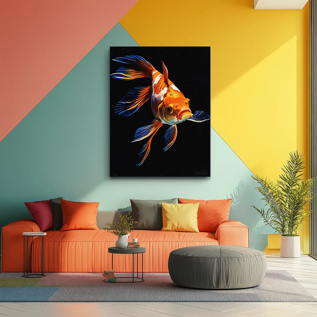 Deep Sea Reef Fish Giclée Print 451009 Visual Wall Art AR3:4V-AR4:5V Giclée Print