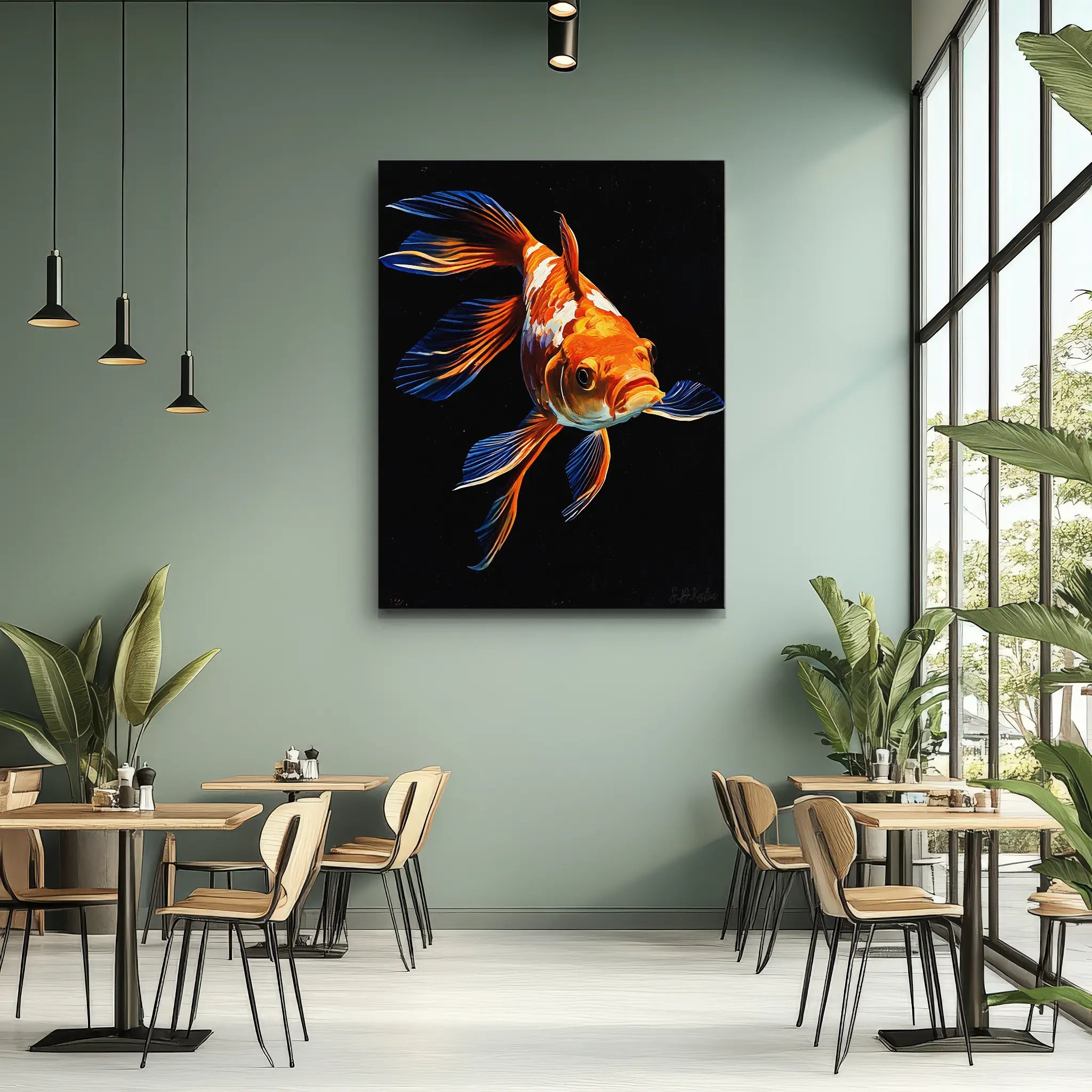 Deep Sea Reef Fish Giclée Print 451009 Visual Wall Art AR3:4V-AR4:5V Giclée Print
