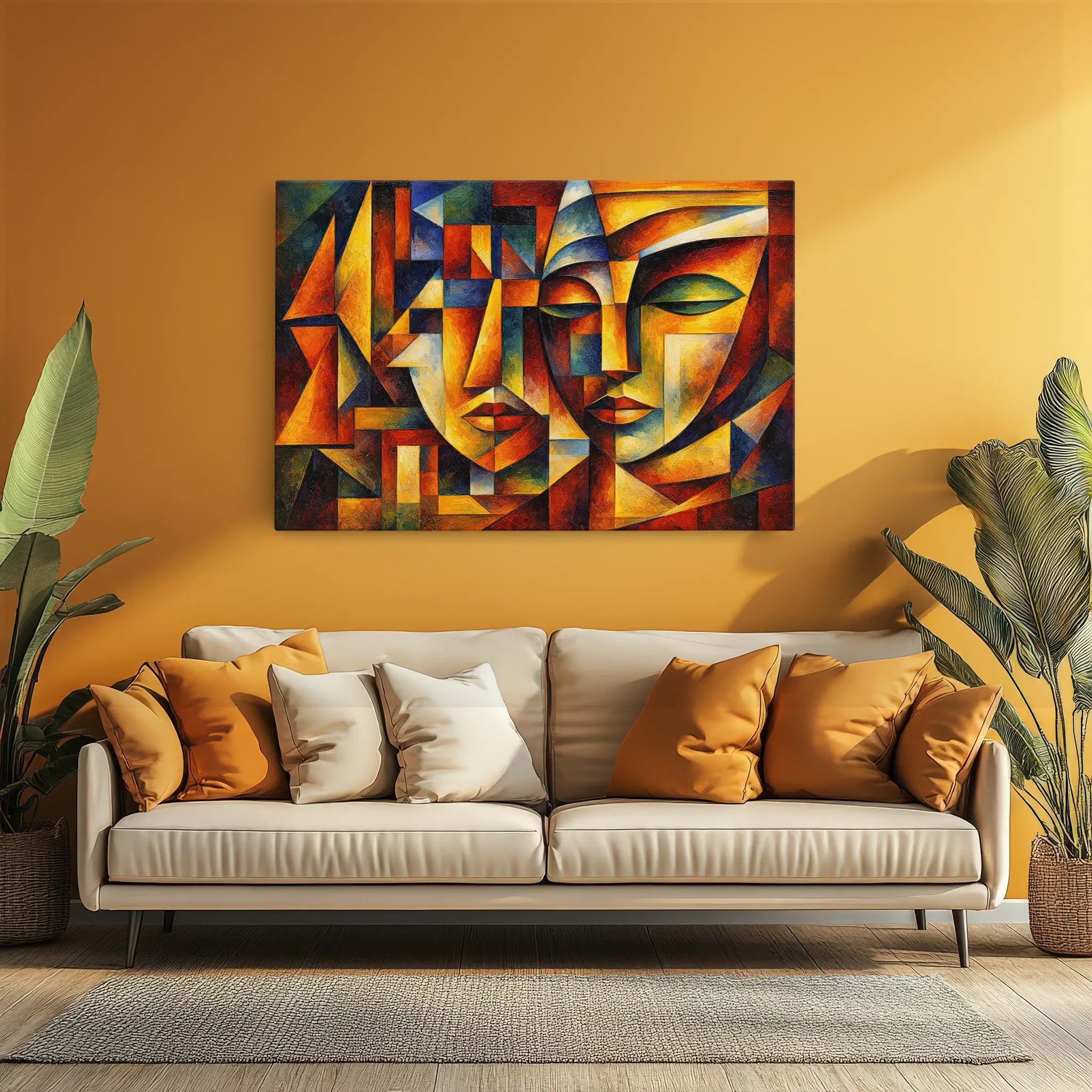 Dramatic Contrast and Depth Faces Giclée Print 329024 Visual Wall Art AR3:2H Giclée Print