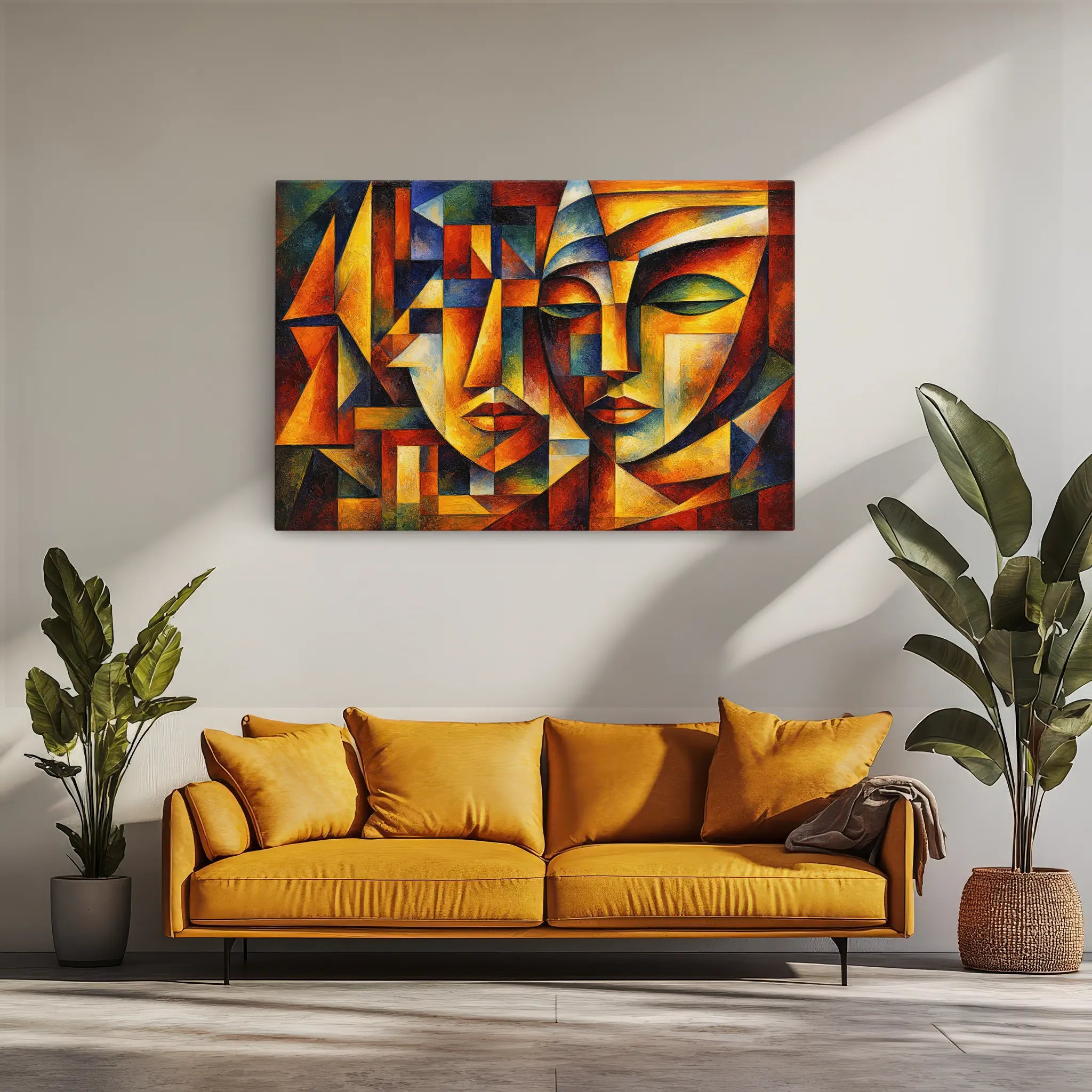 Dramatic Contrast and Depth Faces Giclée Print 329024 Visual Wall Art AR3:2H Giclée Print