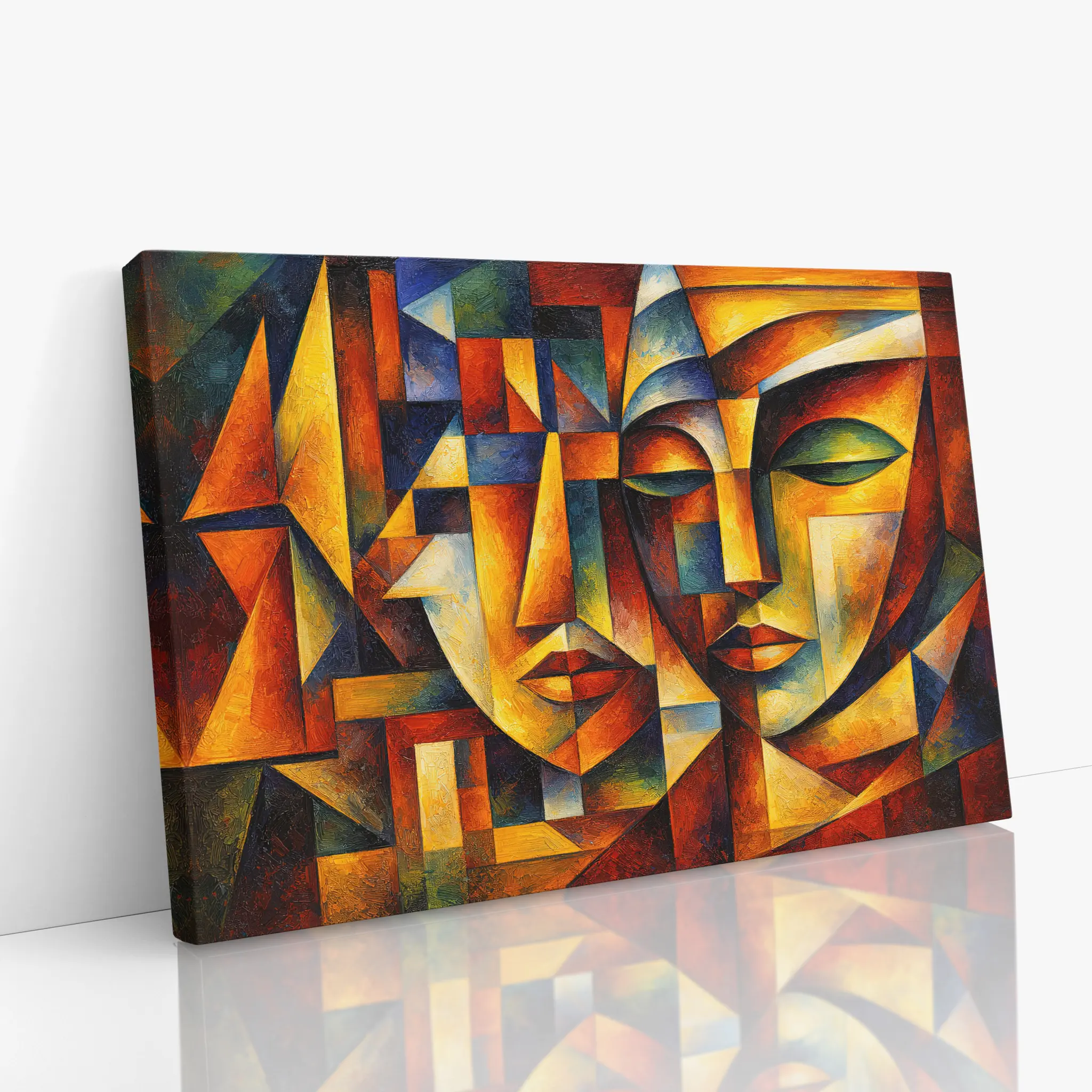 Dramatic Contrast and Depth Faces Giclée Print 329024 Visual Wall Art AR3:2H Giclée Print