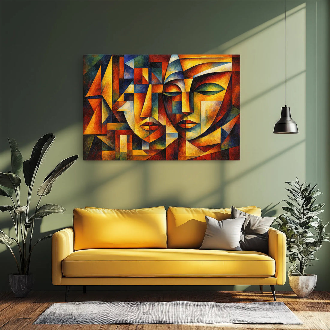 Dramatic Contrast and Depth Faces Giclée Print 329024 Visual Wall Art AR3:2H Giclée Print