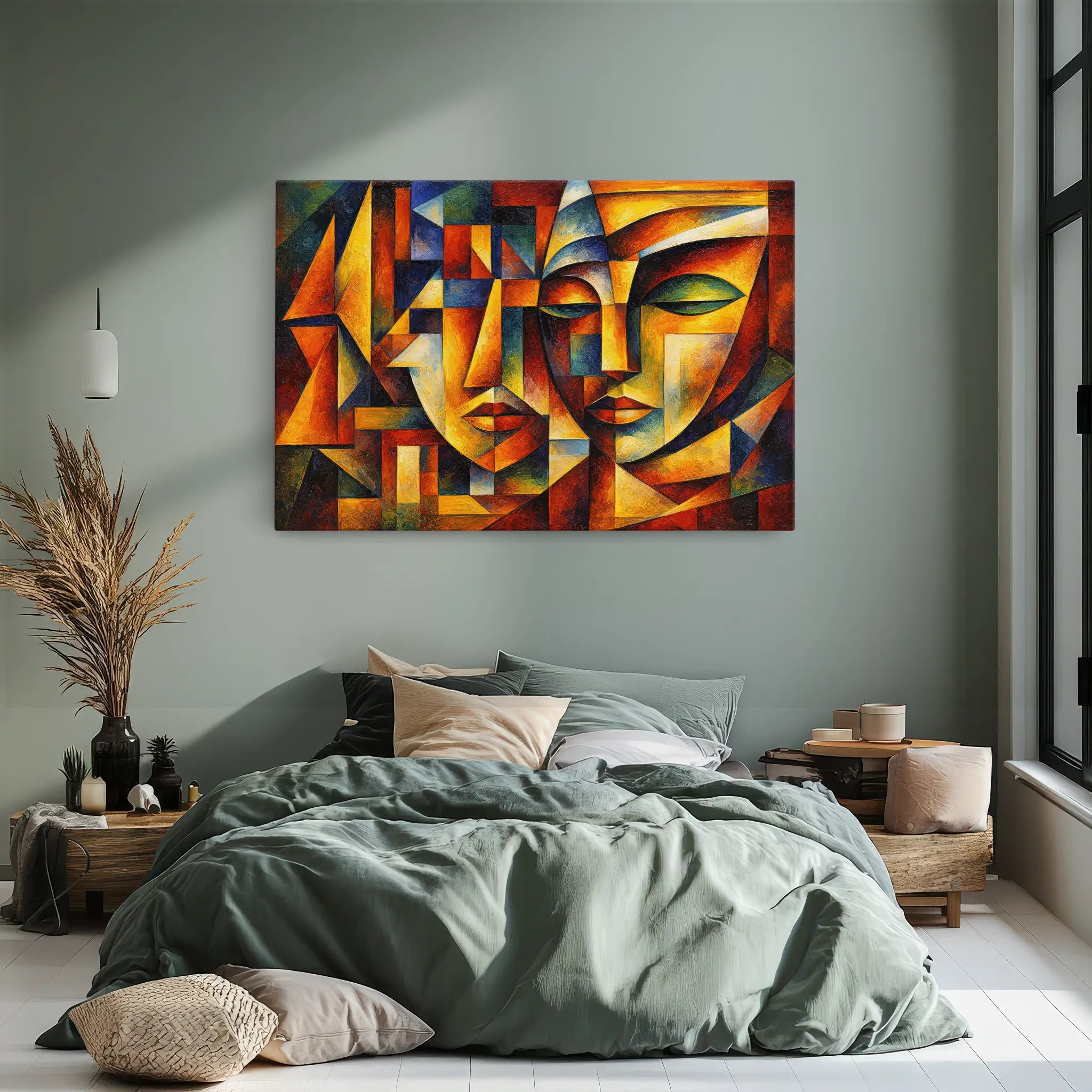Dramatic Contrast and Depth Faces Giclée Print 329024 Visual Wall Art AR3:2H Giclée Print