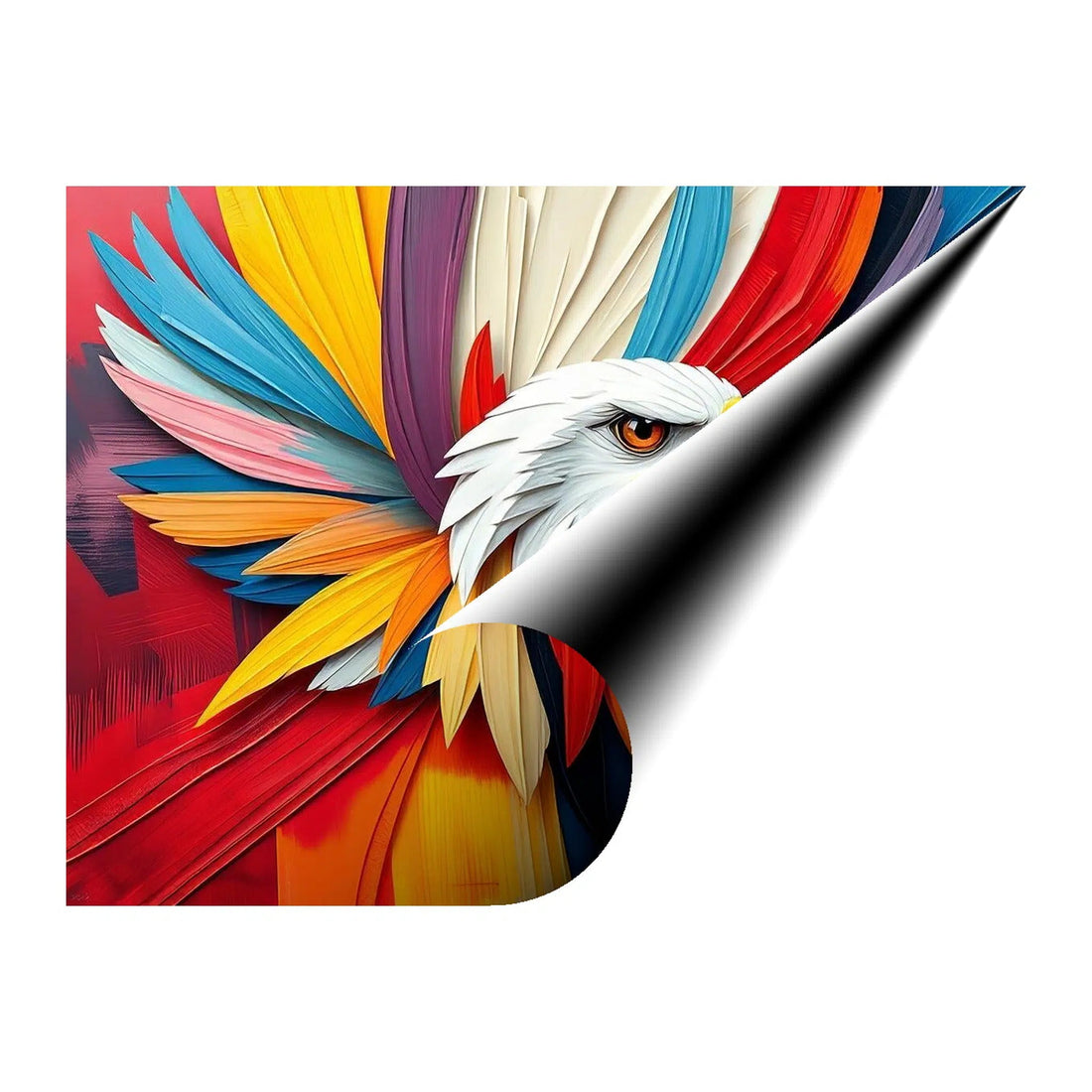 Eagle Feathers Giclée Print 43602 Giclée Rolled Canvas Print Visual Wall Art