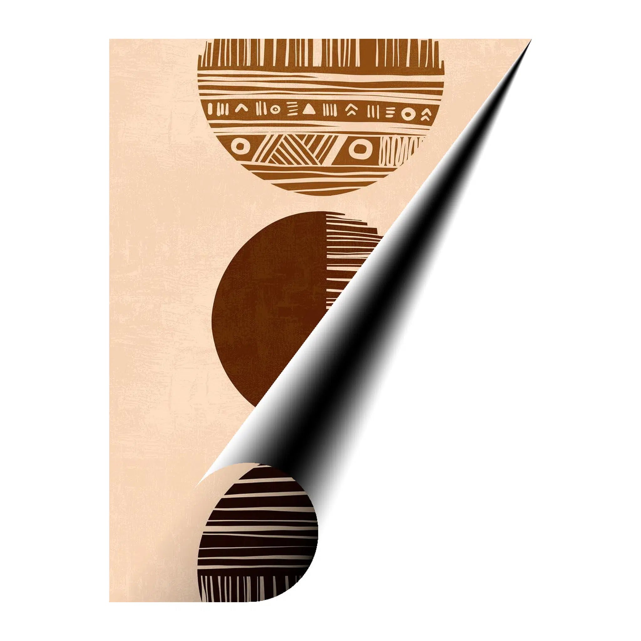 Earth Tones Bohemian Giclée Print 34224 Giclée Fine Art Matte Paper Print Visual Wall Art