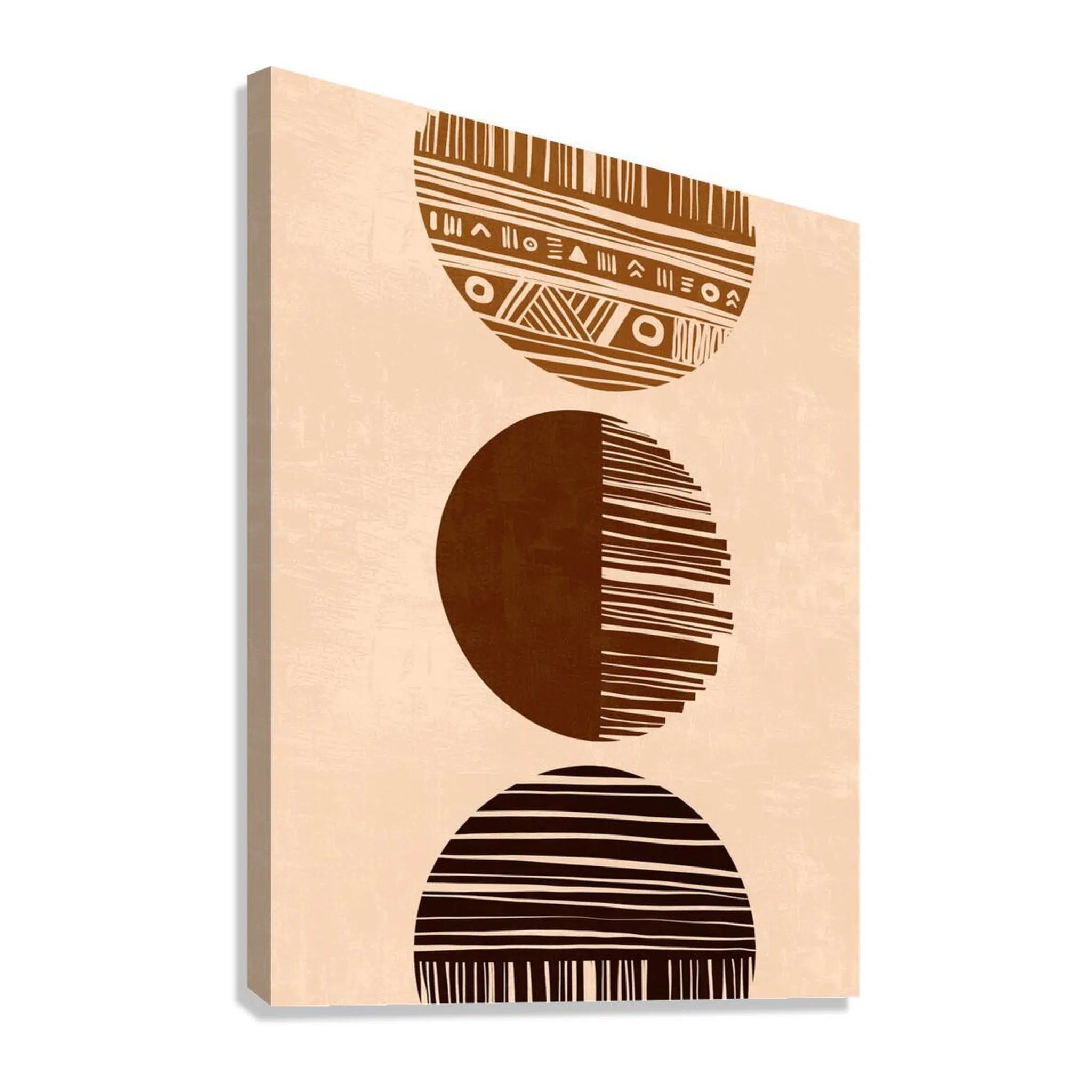 Earth Tones Bohemian Giclée Print 34224 Giclée Stretched Canvas Print Visual Wall Art