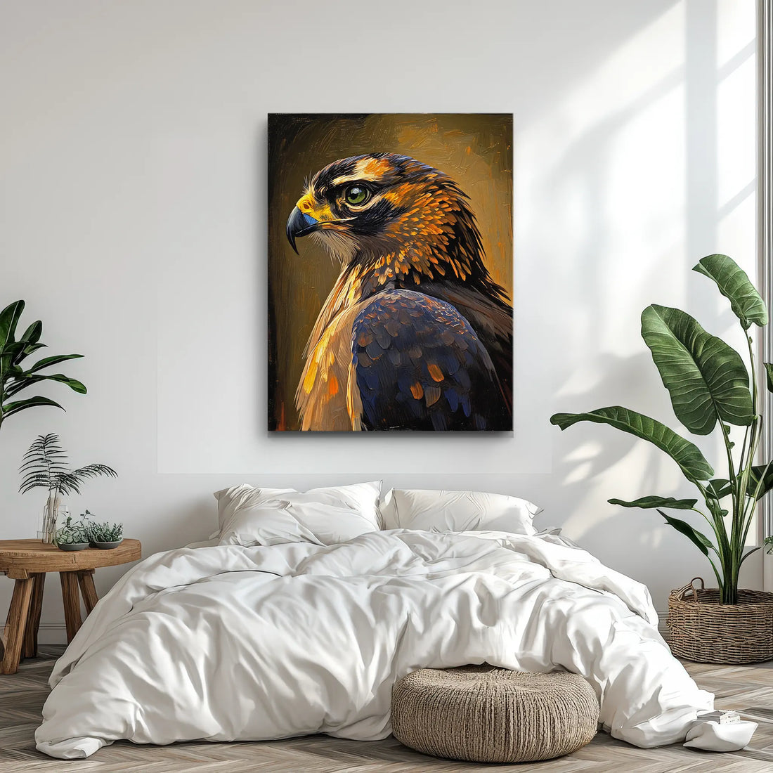 Echo Of The Skies Falcon Portrait Giclée Print 454010 Visual Wall Art AR3:4V-AR4:5V Giclée Print