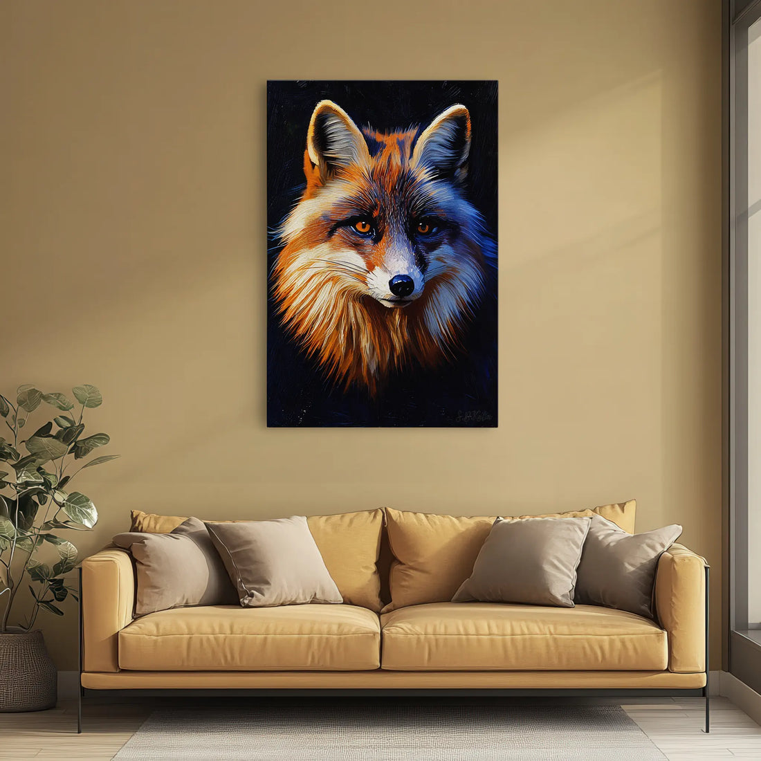 Ember-Eyed Fox Giclée Print 231073 Visual Wall Art AR2:3V Giclée Print