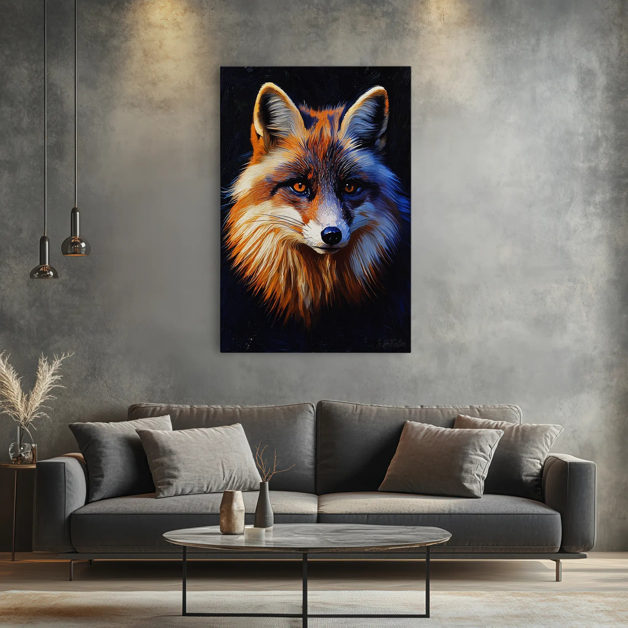 Ember-Eyed Fox Giclée Print 231073 Visual Wall Art AR2:3V Giclée Print