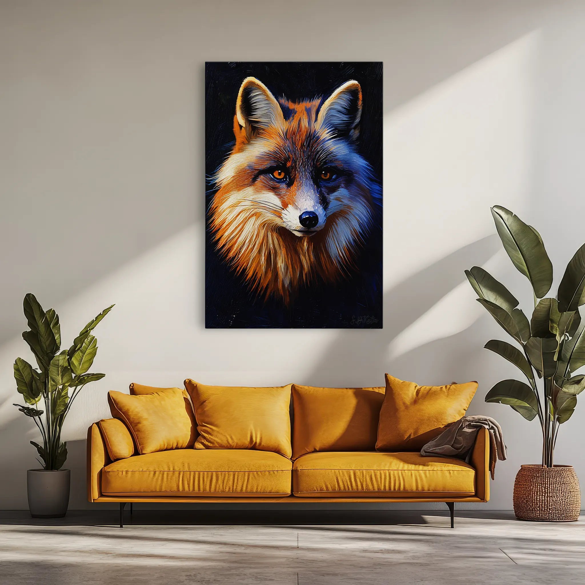 Ember-Eyed Fox Giclée Print 231073 Visual Wall Art AR2:3V Giclée Print