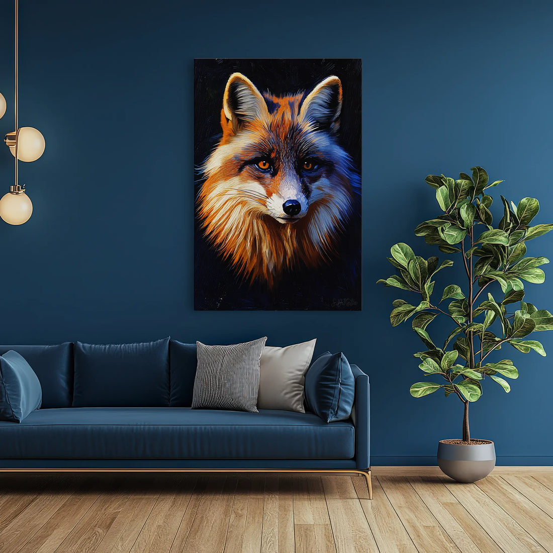 Ember-Eyed Fox Giclée Print 231073 Visual Wall Art AR2:3V Giclée Print