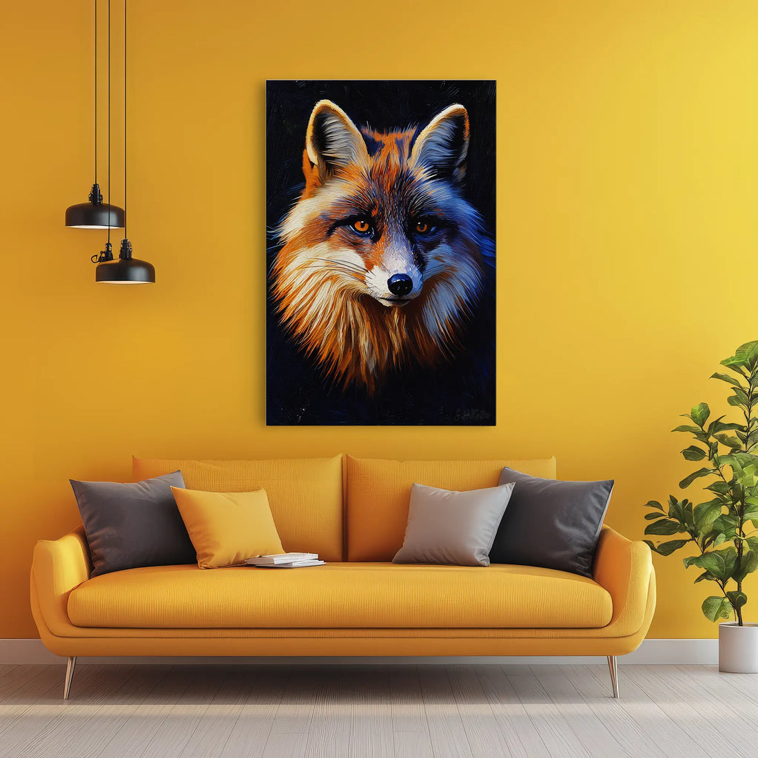 Ember-Eyed Fox Giclée Print 231073 Visual Wall Art AR2:3V Giclée Print