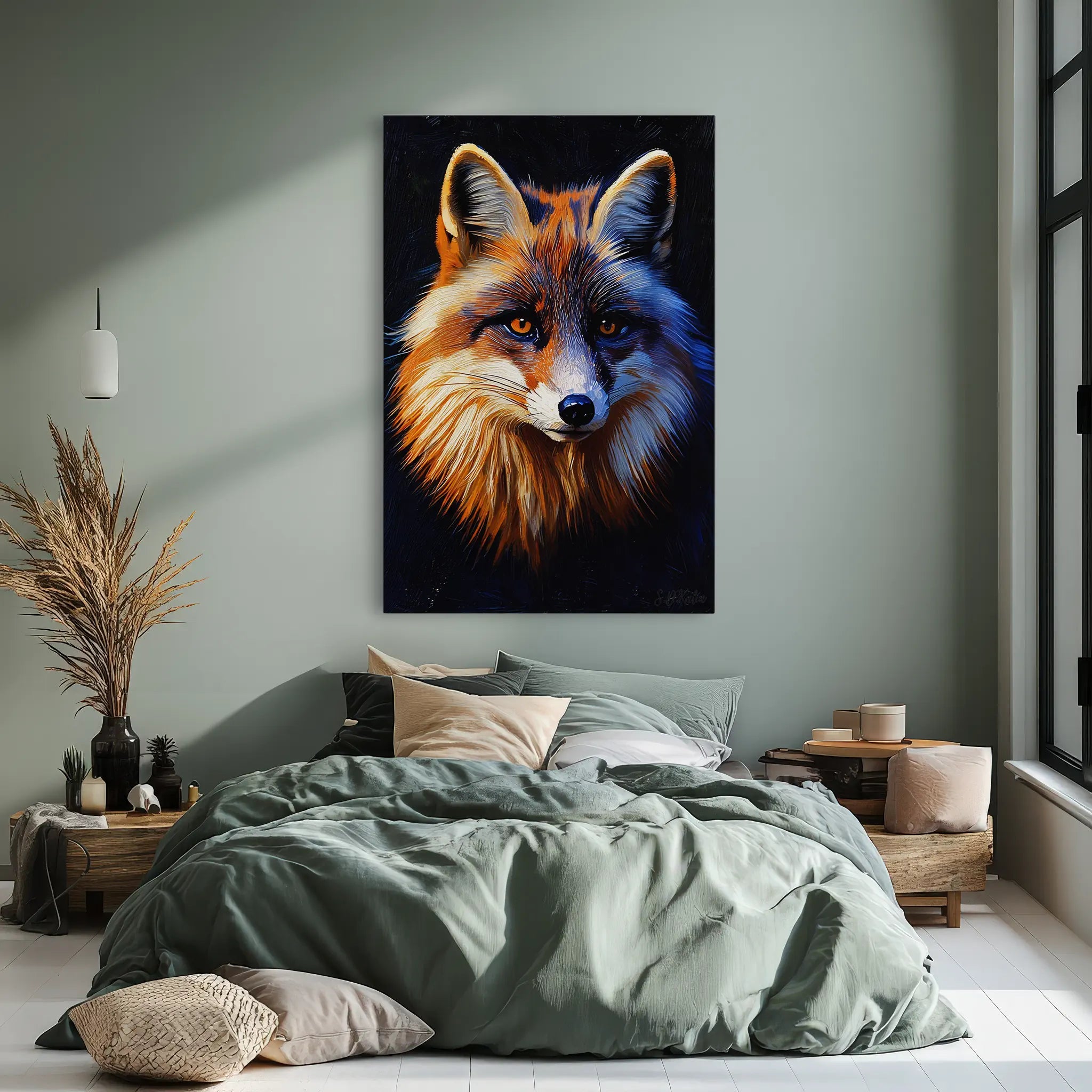 Ember-Eyed Fox Giclée Print 231073 Visual Wall Art AR2:3V Giclée Print