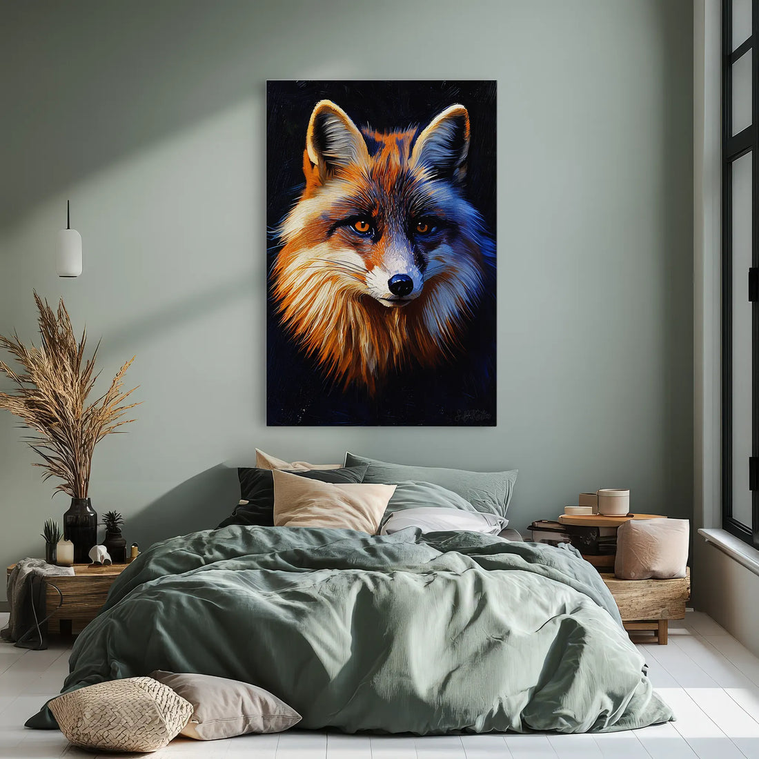 Ember-Eyed Fox Giclée Print 231073 Visual Wall Art AR2:3V Giclée Print
