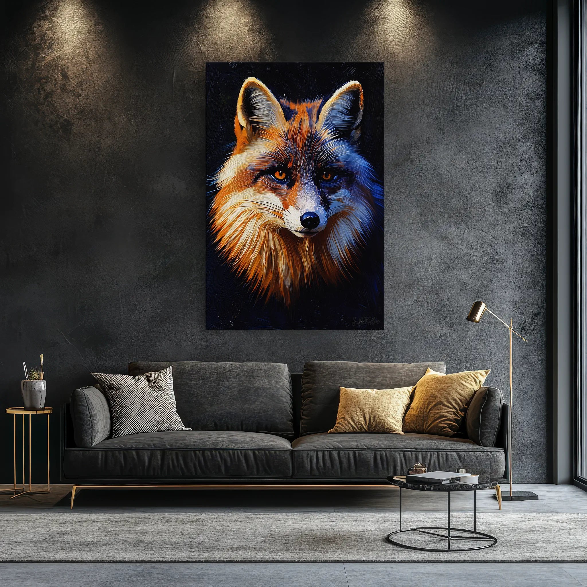 Ember-Eyed Fox Giclée Print 231073 Visual Wall Art AR2:3V Giclée Print