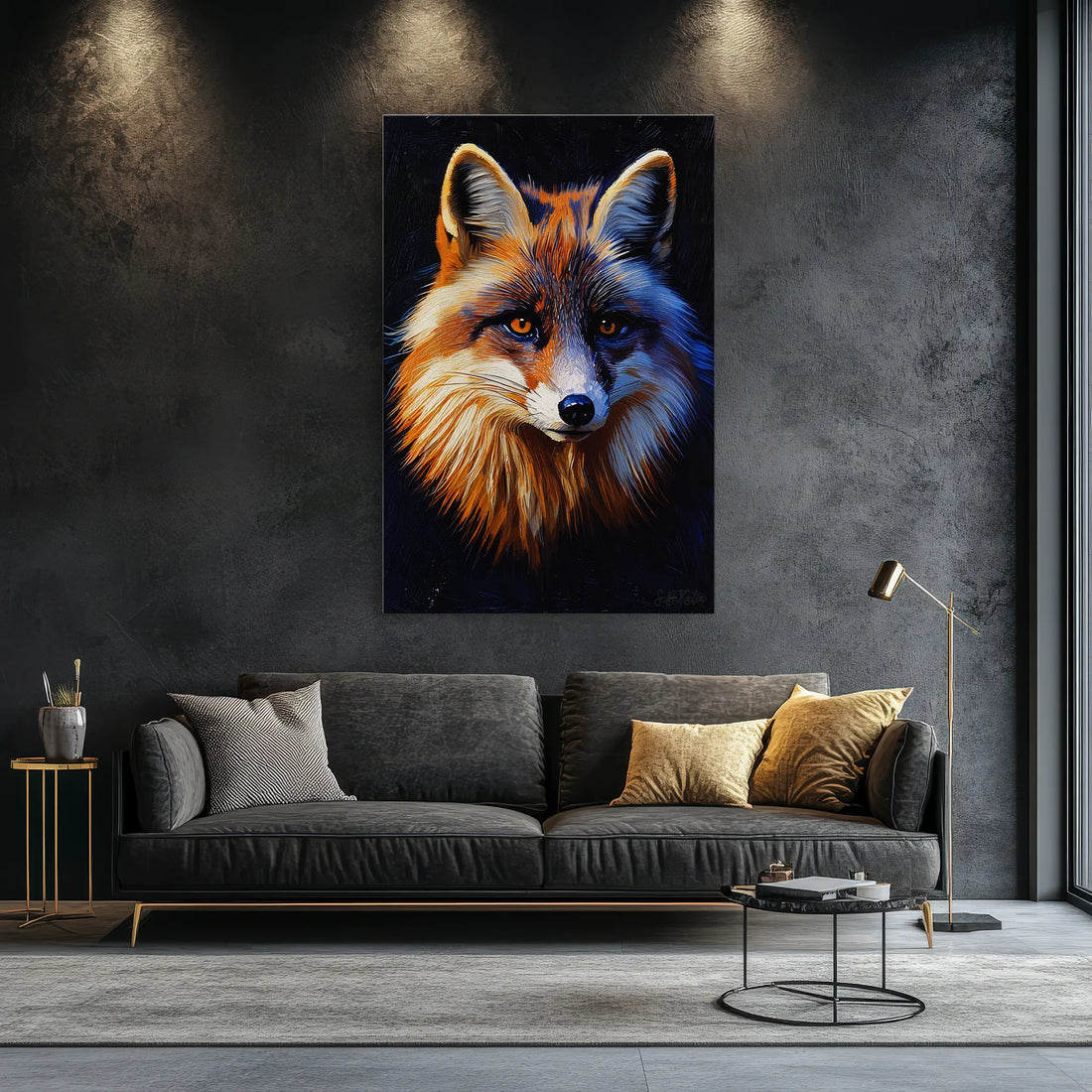 Ember-Eyed Fox Giclée Print 231073 Visual Wall Art AR2:3V Giclée Print