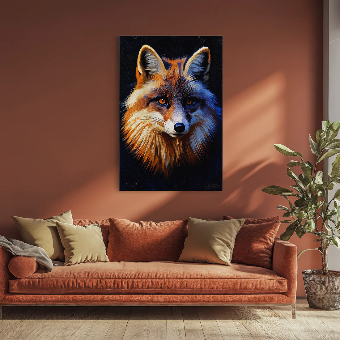 Ember-Eyed Fox Giclée Print 231073 Visual Wall Art AR2:3V Giclée Print