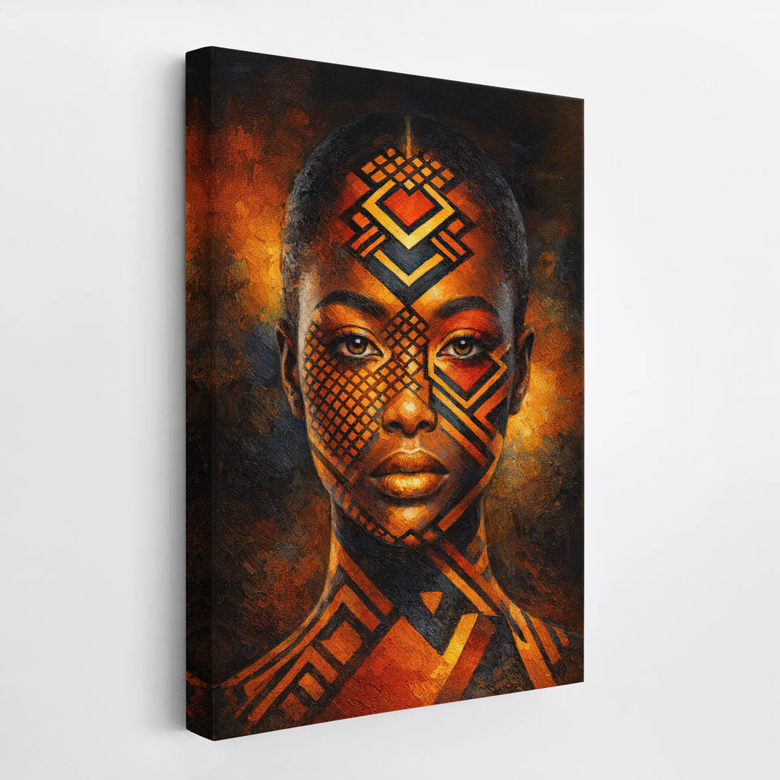 Ember Geometric Portrait Giclée Print 235005 Visual Wall Art AR2:3V Giclée Print