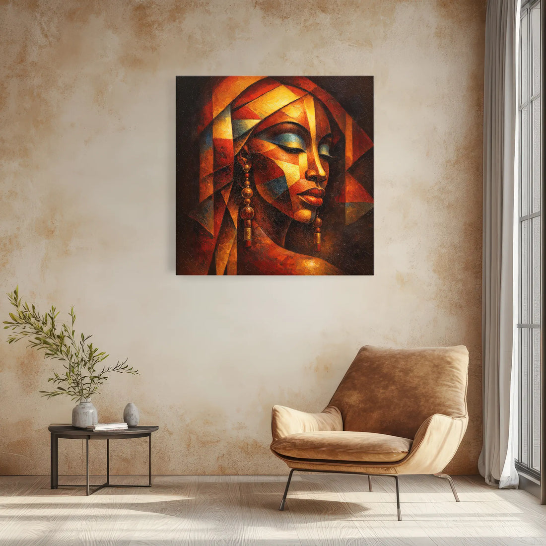 Ember Veil Dreaming Face Giclée Print 119006 Visual Wall Art AR1:1S Giclée Print