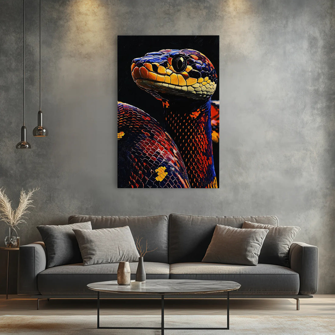 Embercoil The Painted Python Giclée Print 231074 Visual Wall Art AR2:3V Giclée Print