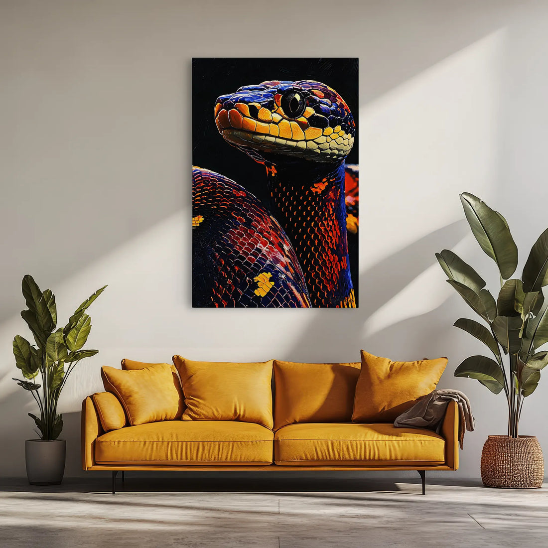 Embercoil The Painted Python Giclée Print 231074 Visual Wall Art AR2:3V Giclée Print