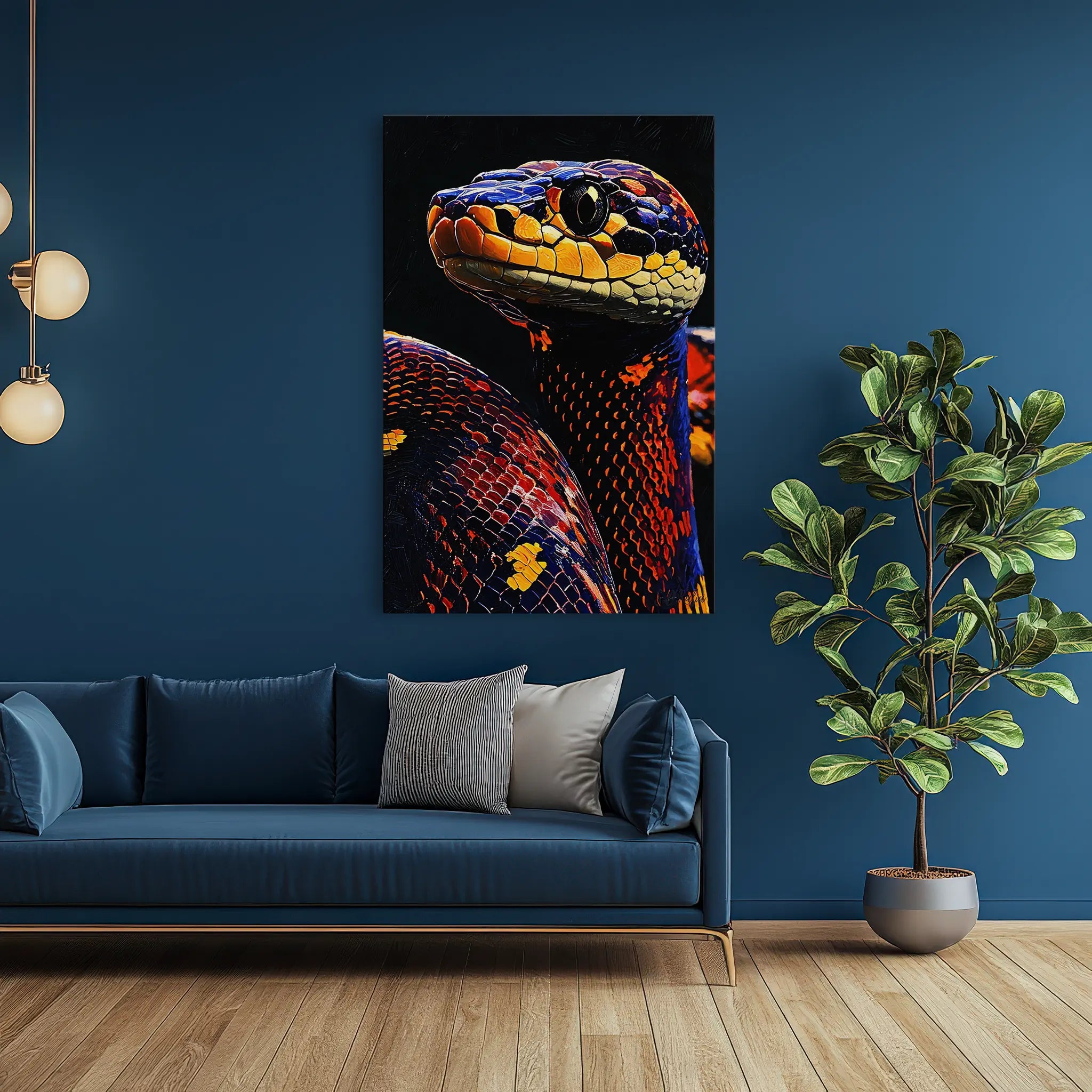 Embercoil The Painted Python Giclée Print 231074 Visual Wall Art AR2:3V Giclée Print