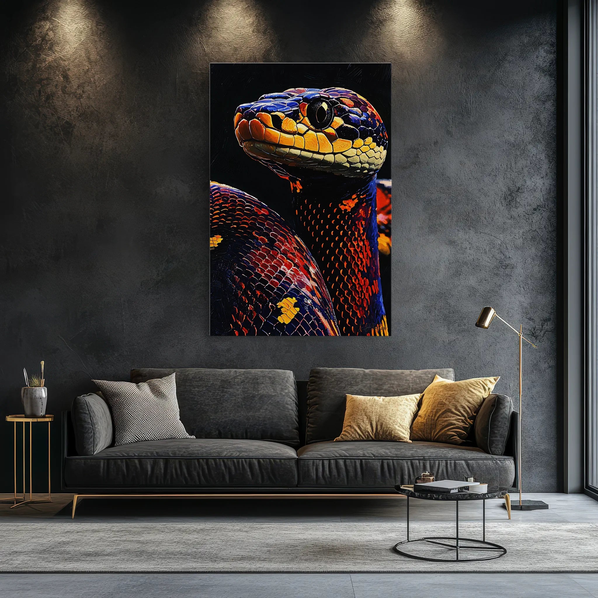 Embercoil The Painted Python Giclée Print 231074 Visual Wall Art AR2:3V Giclée Print