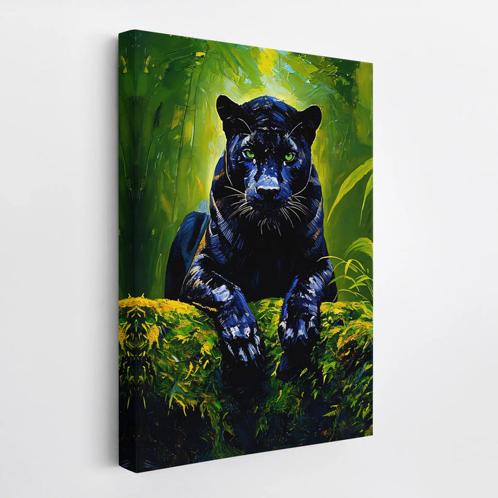 Emerald Eyes of the Night black panther Giclée Print 231014 Visual Wall Art AR2:3V Giclée Print