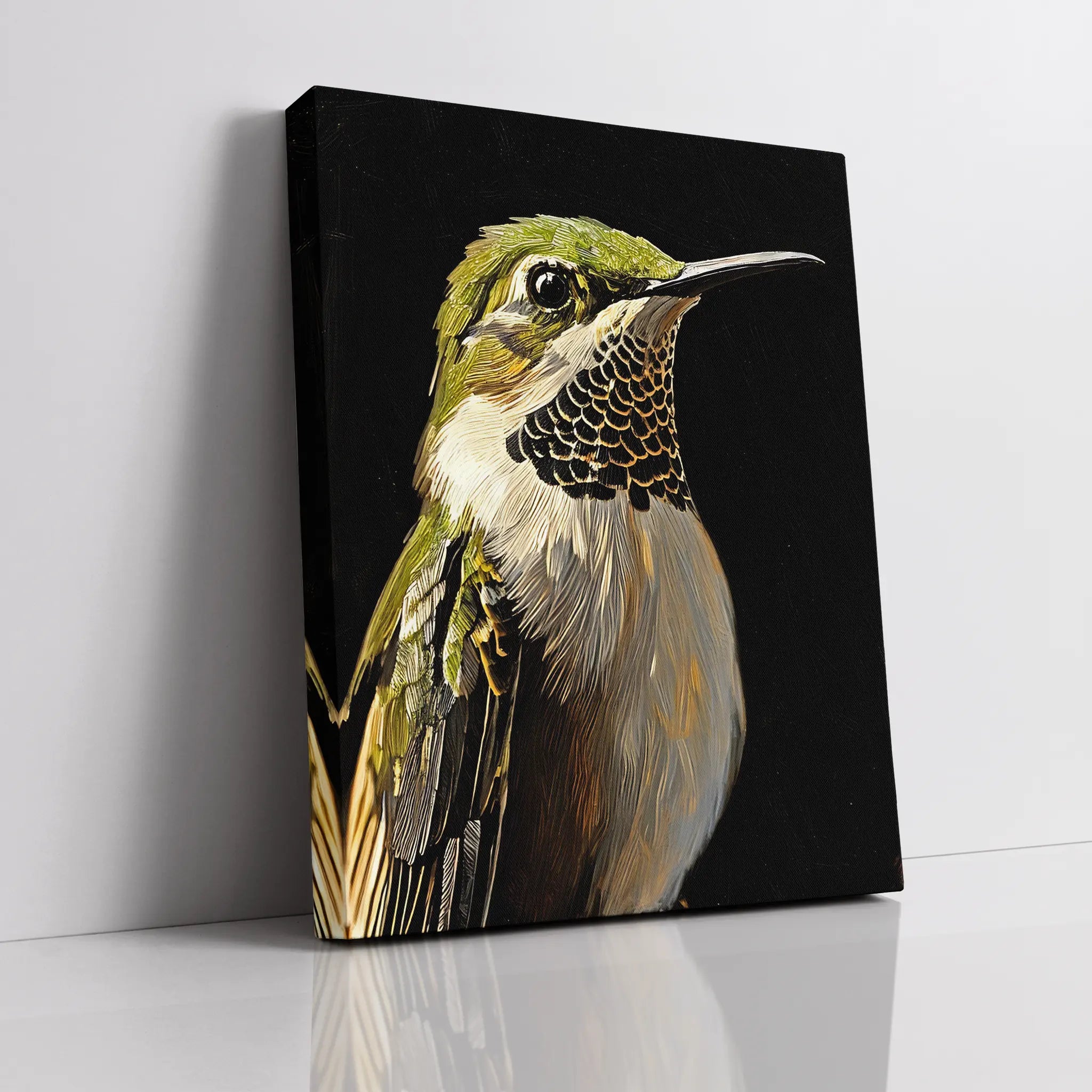 Emerald Whispers Bird Giclée Print 454617 Visual Wall Art AR3:4V-AR4:5V Giclée Print