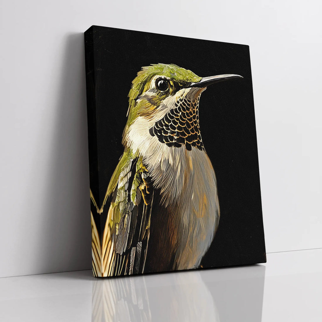 Emerald Whispers Bird Giclée Print 454617 Visual Wall Art AR3:4V-AR4:5V Giclée Print