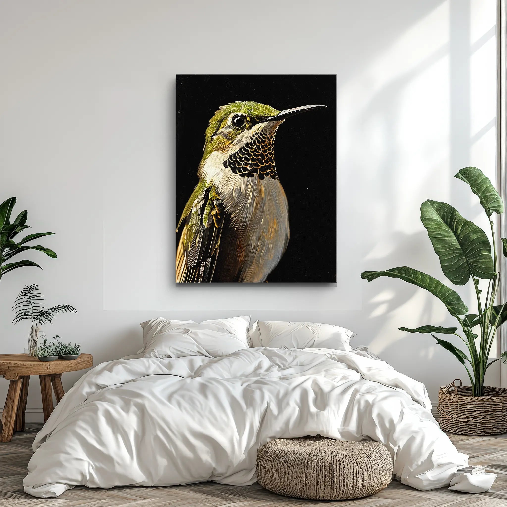Emerald Whispers Bird Giclée Print 454617 Visual Wall Art AR3:4V-AR4:5V Giclée Print