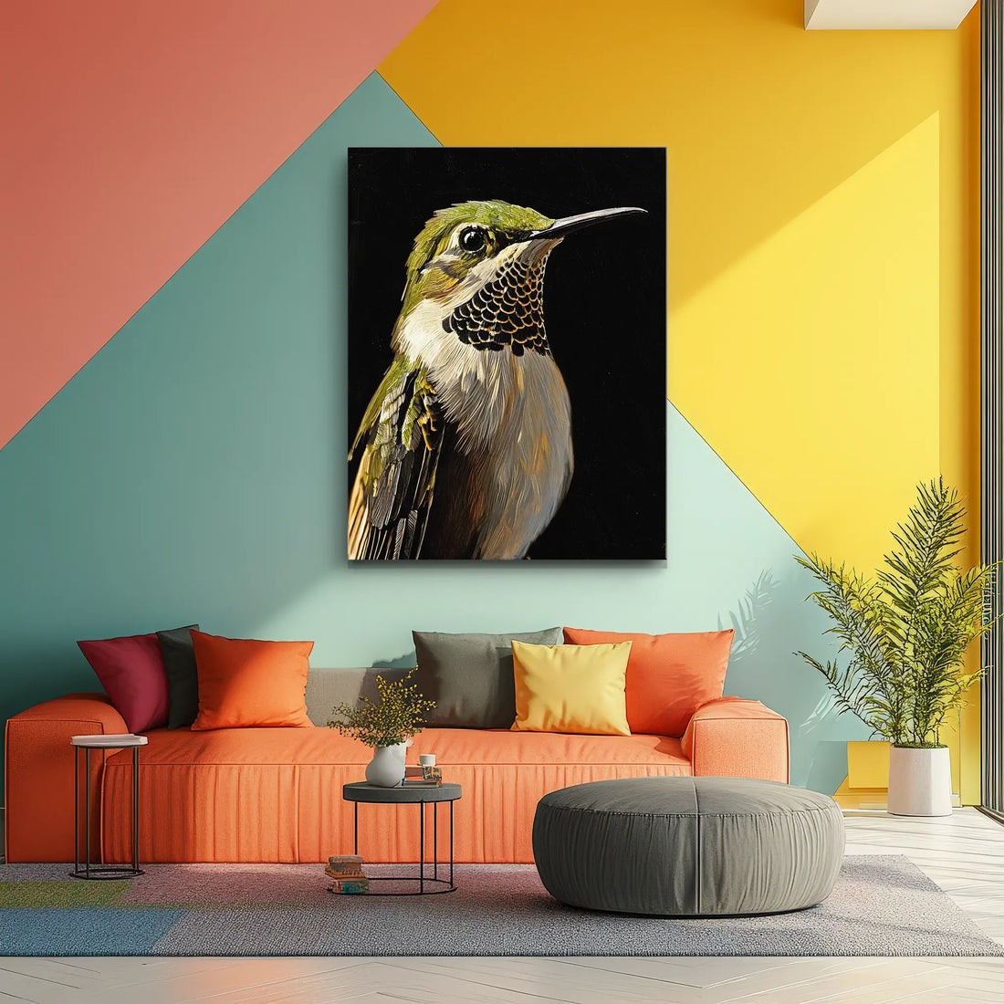 Emerald Whispers Bird Giclée Print 454617 Visual Wall Art AR3:4V-AR4:5V Giclée Print