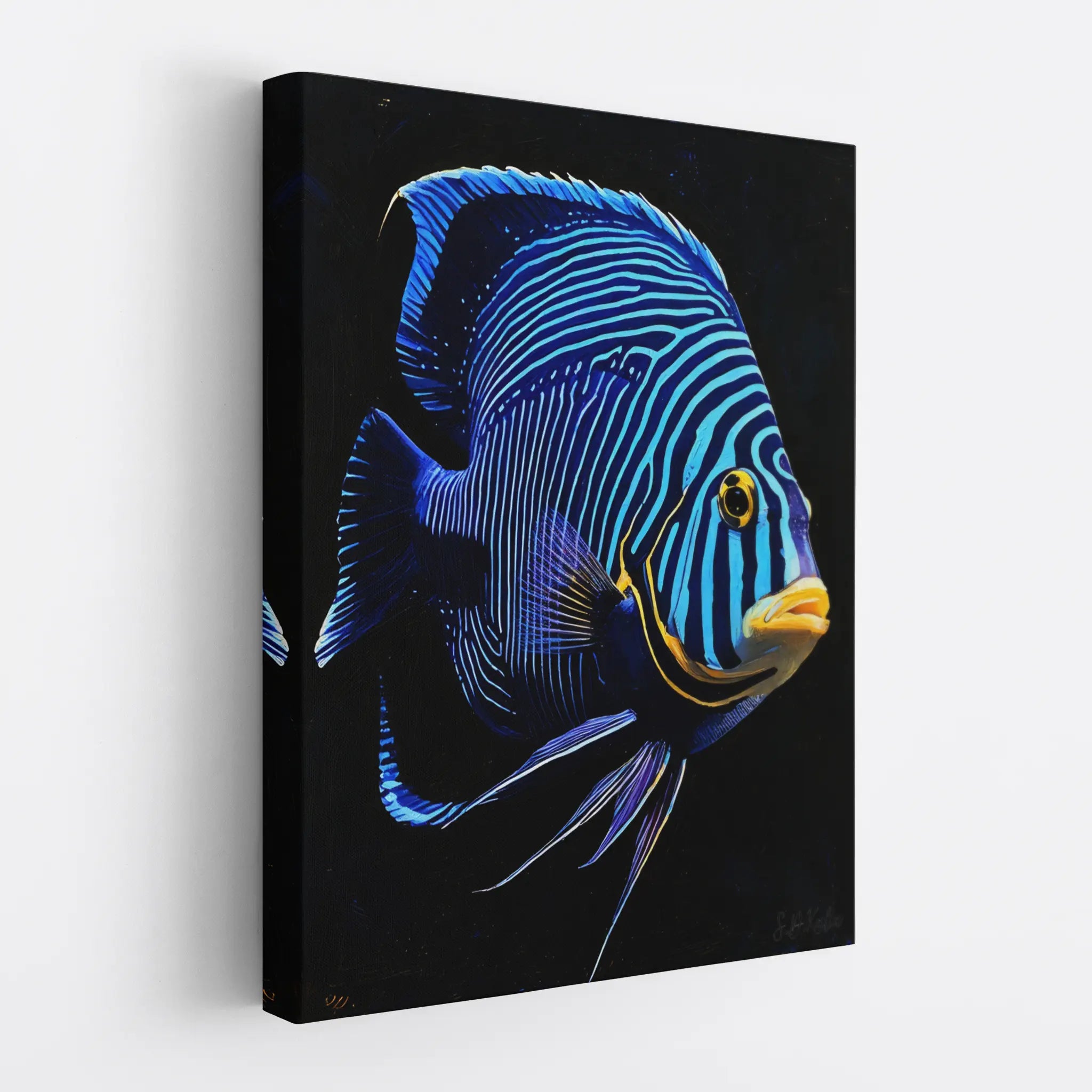 Emperor Angelfish Giclée Print 451010 Visual Wall Art AR3:4V-AR4:5V Giclée Print