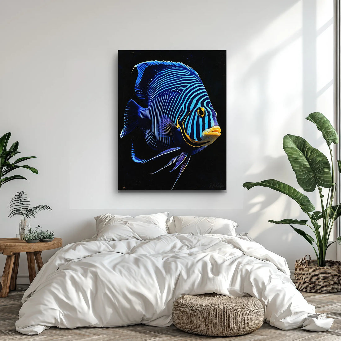 Emperor Angelfish Giclée Print 451010 Visual Wall Art AR3:4V-AR4:5V Giclée Print