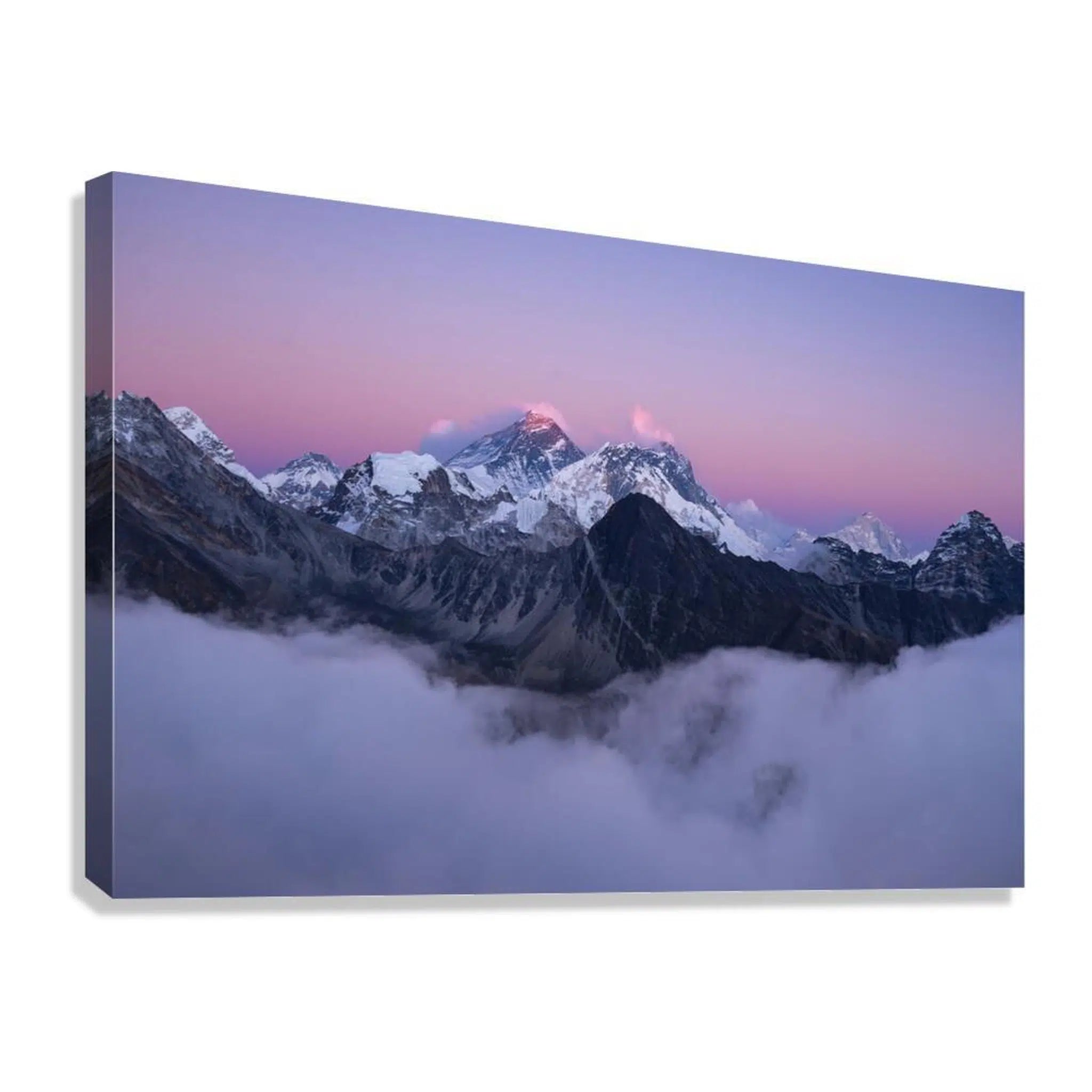 Erest At Dusk Landscape Giclée Print 32650 Giclée Stretched Canvas Print Visual Wall Art